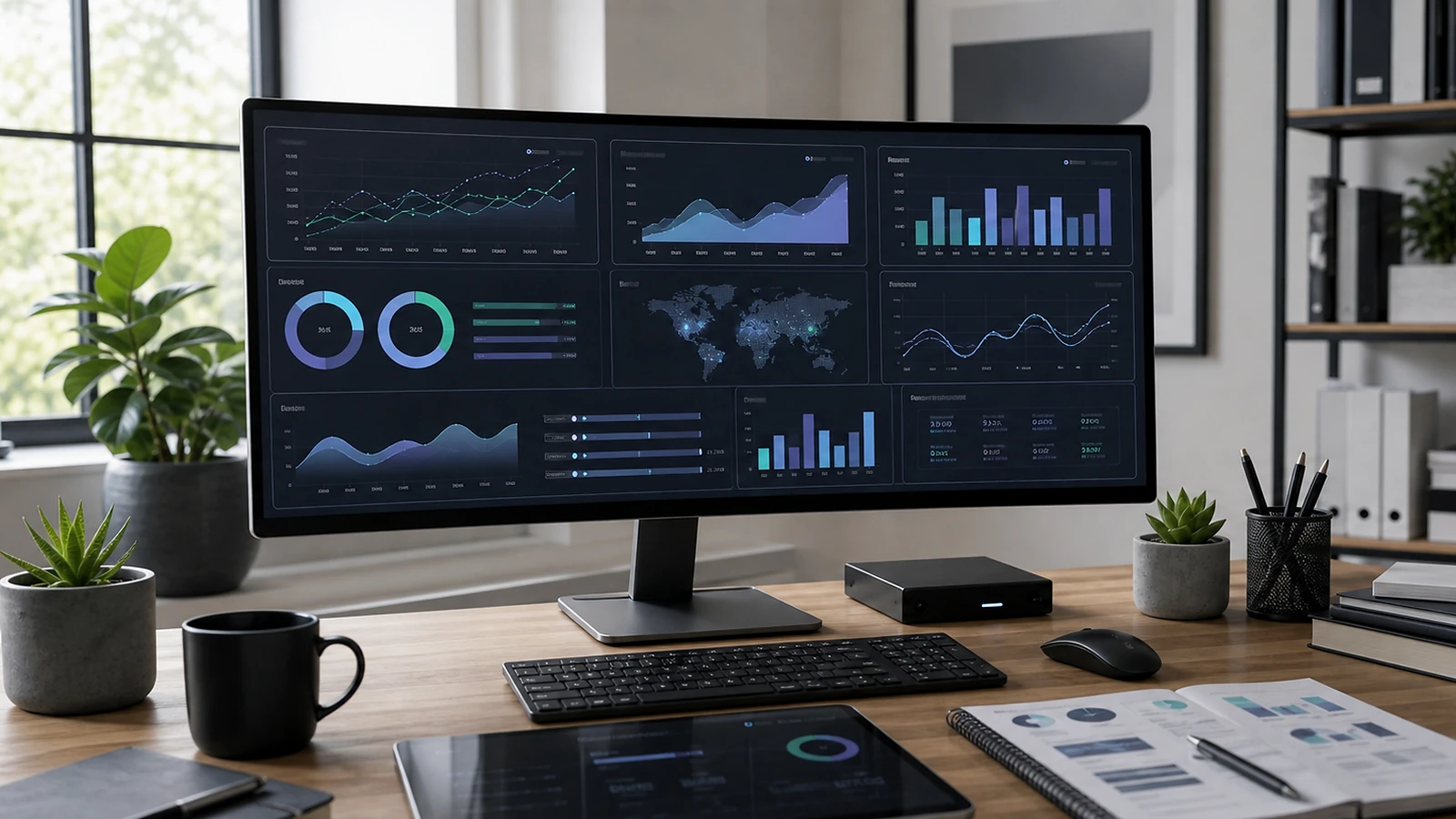 Bloc visuel premium illustrant accessibilité web IA dans une méthode de projet web