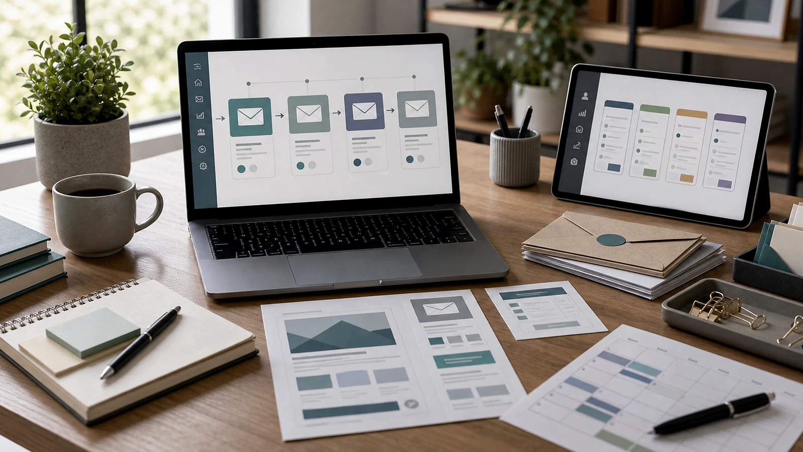 Bloc visuel premium illustrant confiance site web IA dans une méthode de projet web