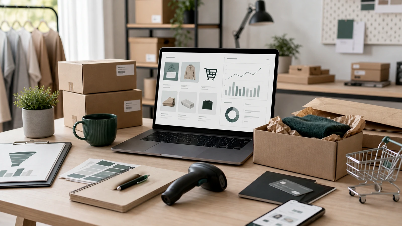 Bloc visuel premium illustrant créer un site internet avec l'IA dans une méthode de projet web