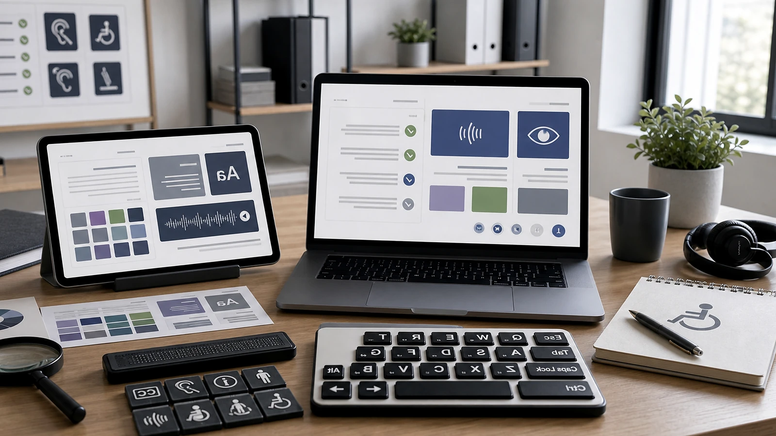 Bloc visuel premium illustrant fiches produits IA dans une méthode de projet web