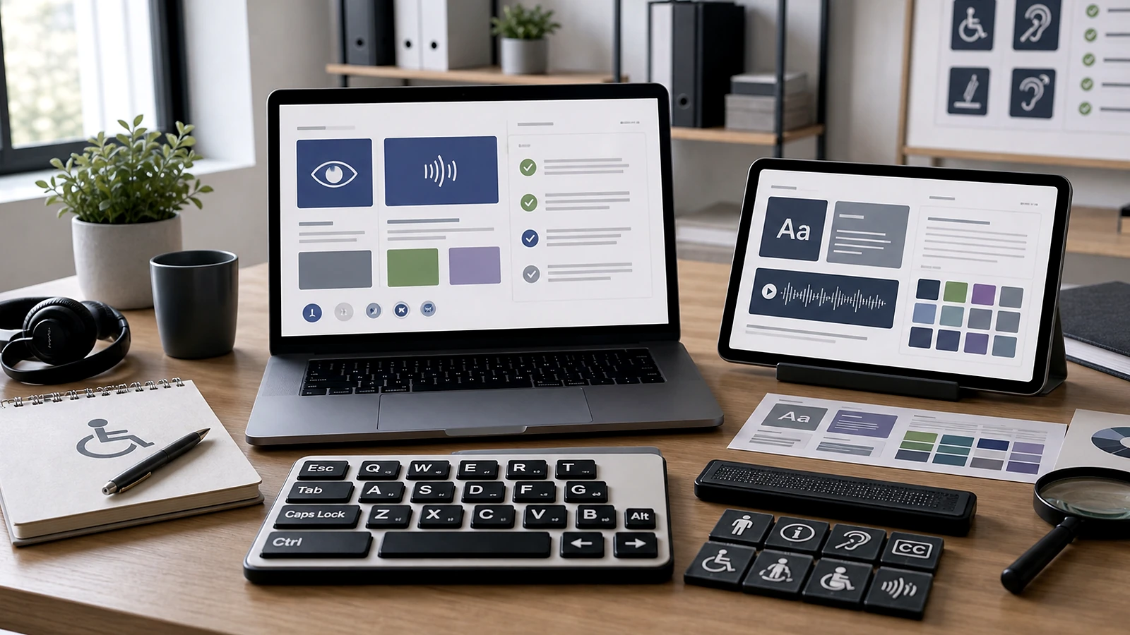 Bloc visuel premium illustrant prompts IA contenu web dans une méthode de projet web