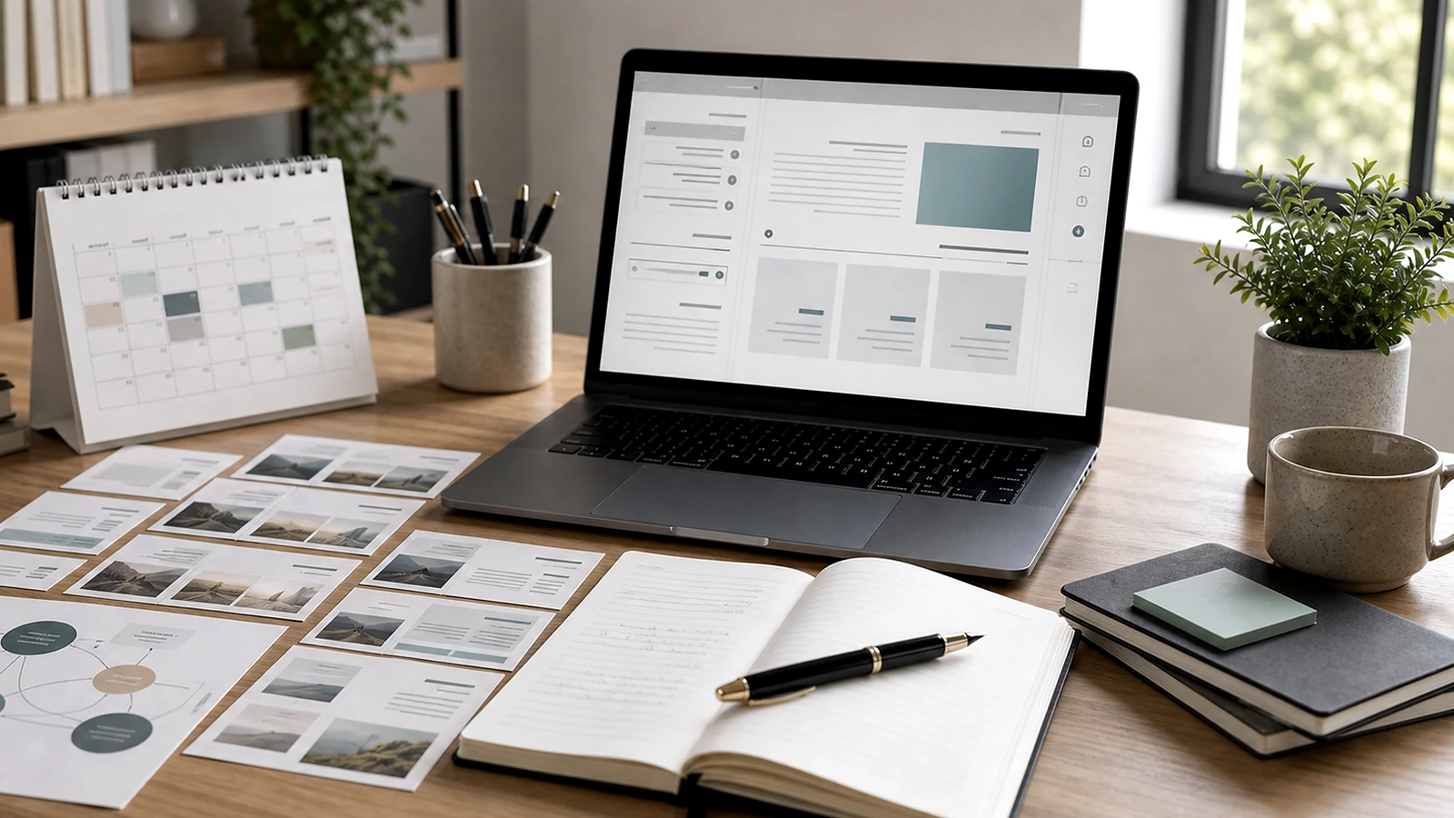Bloc visuel premium illustrant service client IA e-commerce dans une méthode de projet web