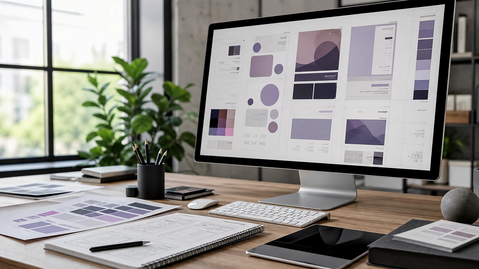 Bloc visuel premium illustrant WordPress PrestaShop dans une méthode de projet web