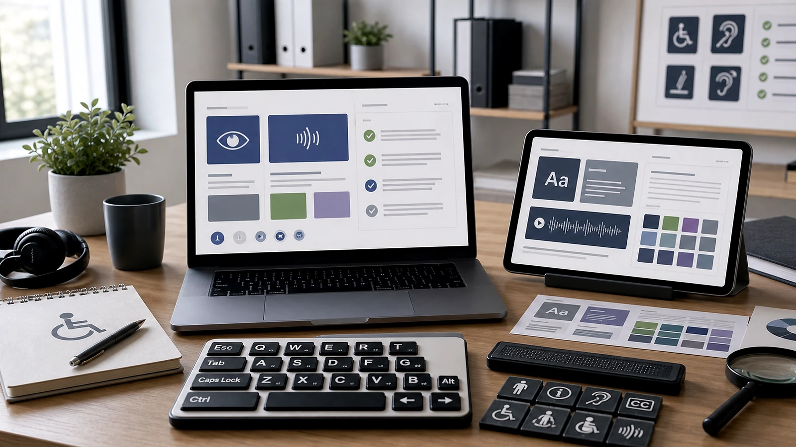 Bloc visuel premium illustrant backend-first SEO WordPress dans une méthode de projet web