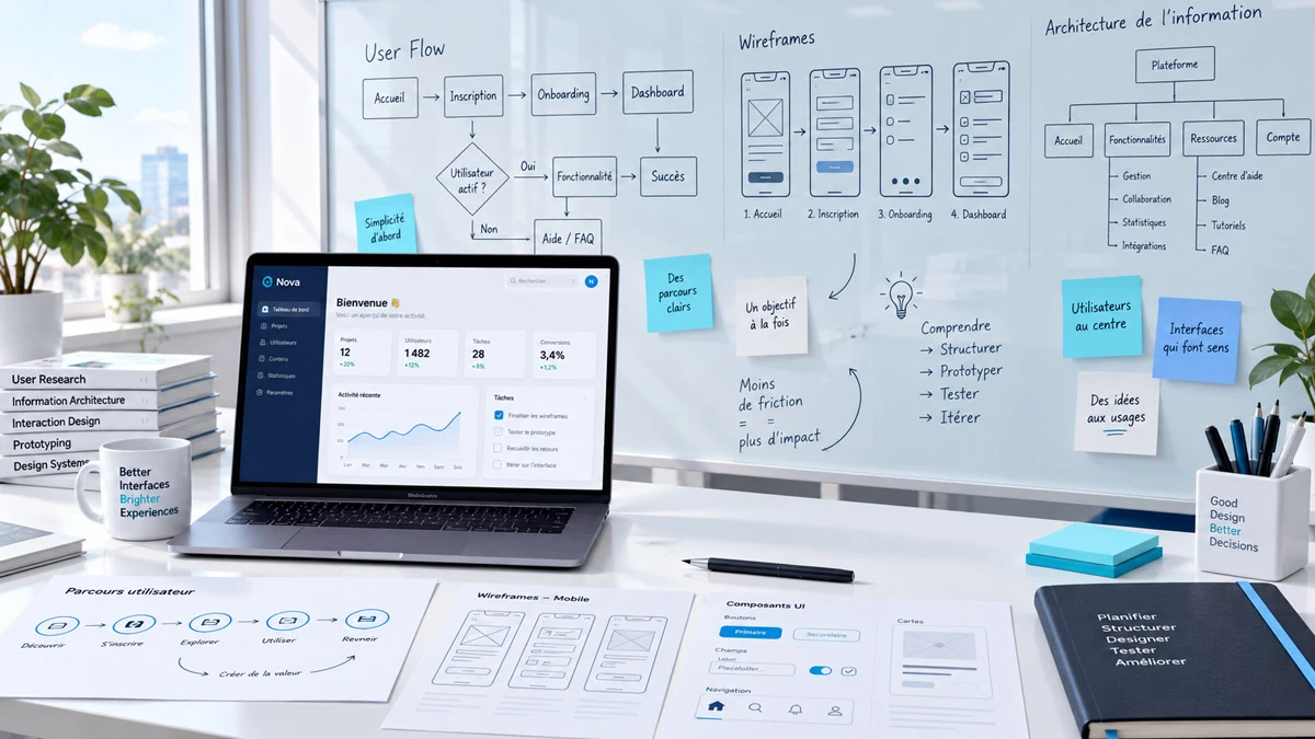 Création d'identité visuelle et webdesign UX UI